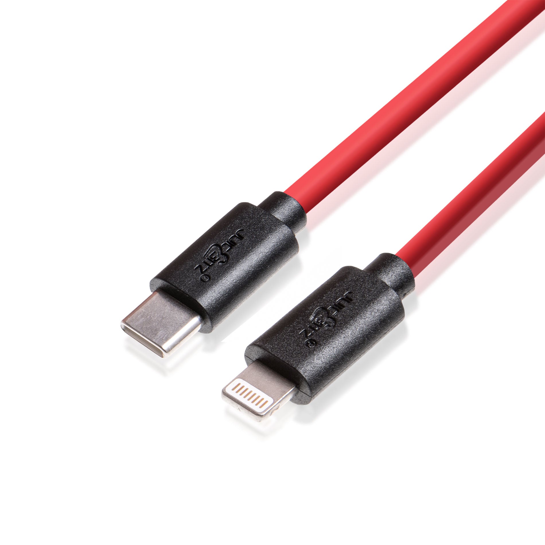 USB-C 3A Fast Charger Cable for iPhone 14 13 12 11 XR XS SE X 8 - Red