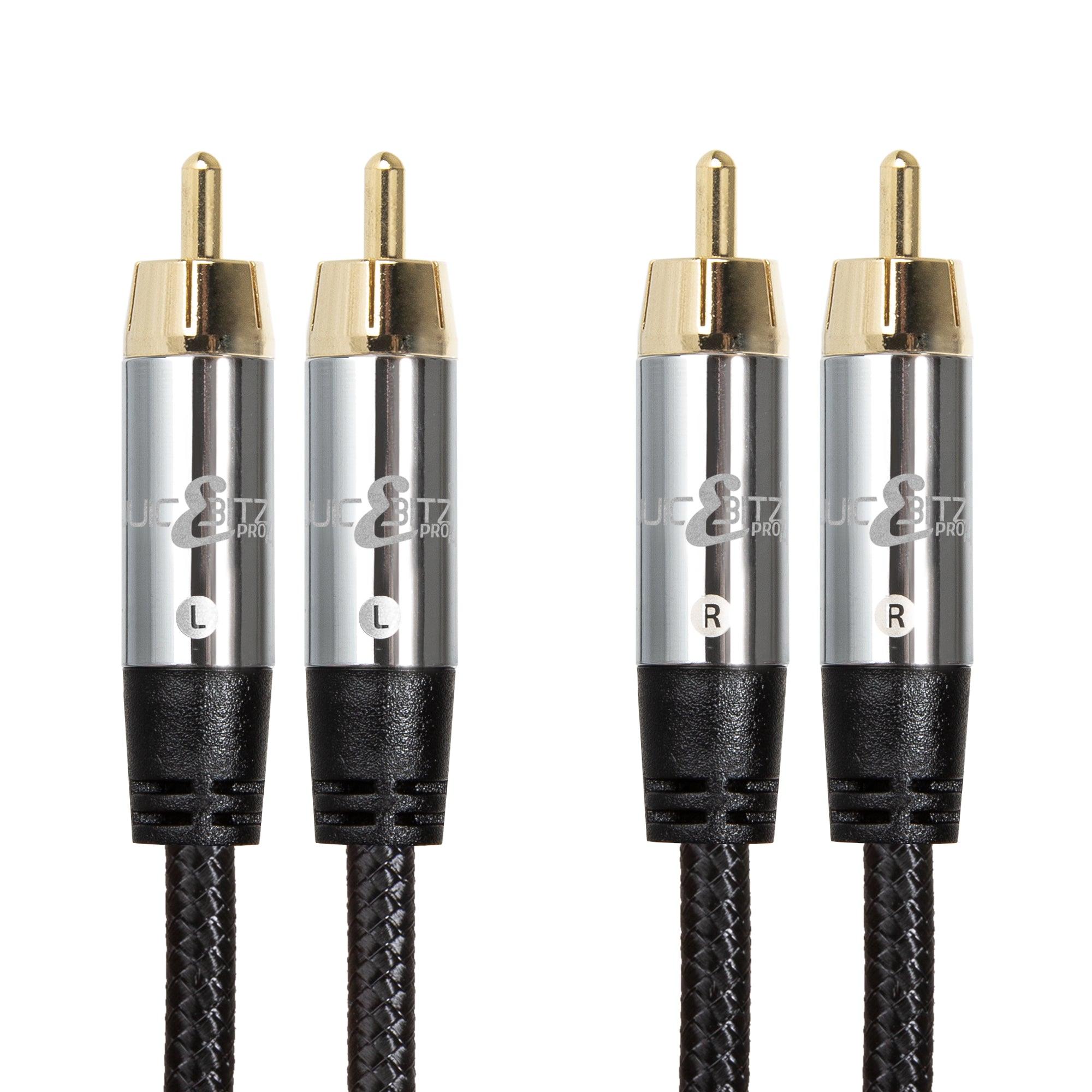 2 RCA - 4 RCA (7M) cable Gold - THICK RCA Cable